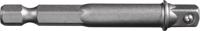 Promat/Tecwerk Adapter | aandrijfzeskant 1/4 inch | aandrijfvierkant 1/4 inch | lengte 65 mm - 4000821078 - thumbnail