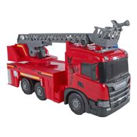 2-Play scania vrachtwagen brandweerwagen frictie met licht en geluid - thumbnail