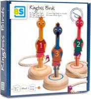 BS Toys ringwerpen vogels hout - werpspel - thumbnail