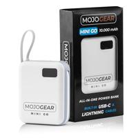 MOJOGEAR MINI GO 10.000mAh powerbank met kabels - Wit - thumbnail