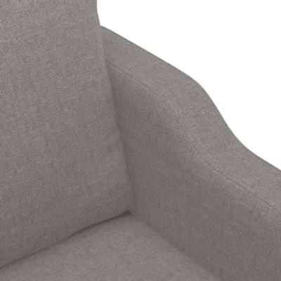 Tweezitsbank 140 cm stof taupe