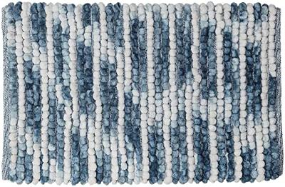 Badmat Sealskin Vintage 50x80 cm Polyester Blauw