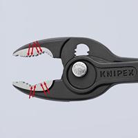 Knipex TwinGrip verstelbare grijptang | Meer-componentengrepen | Zwart geatramenteerd | Lengte 200 mm | Zelfbedieningskaart/blister - 82 02 200 SB - thumbnail