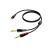 Procab CLA713 Classic 1x mini-jack - 2x jack verloopkabel 1.5m - thumbnail