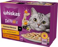 WHISKAS Tasty Mix - nat kattenvoer - 12x85g - thumbnail