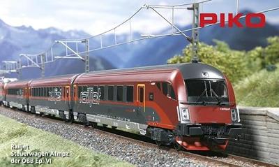 Piko H0 57672 H0 stuurstandrijtuig Railjet van de ÖBB Stuurwagen Piko H0 57672 H0 stuurstandrijtuig Railjet van de ÖBB Stuurwagen