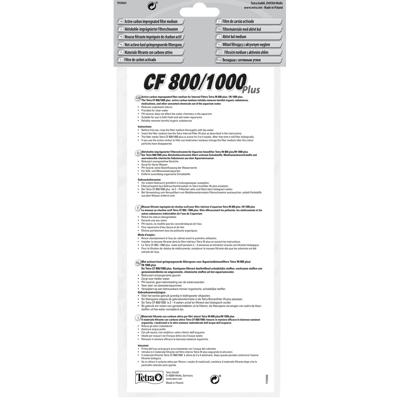 Tetra CF 800/1000 actieve kool - filtermateriaal voor Tetra IN 800 plus en IN 1000 plus aquarium binnenfilter, 4 stuks