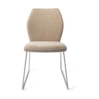 Jesper Home Eetkamerstoel 'Ikata' Slide Steel, kleur Funky Fudge - thumbnail