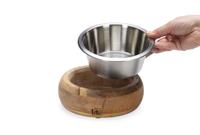 Designed By Lotte Eet- en Drinkbak Hout Hond Mandira 16,5cm - thumbnail