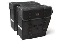 dubbele fietstas 100 Maxi zwart/grijs - thumbnail