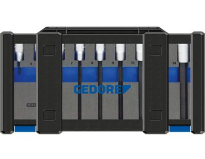 Gedore IN 19-009 | Inbusdopsleutelset 1/2" | 9 delig | - 3014444