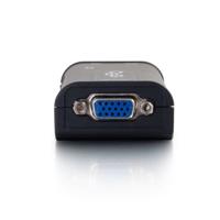 C2G 81699 tussenstuk voor kabels HDMI HD15, 3.5mm Zwart - thumbnail