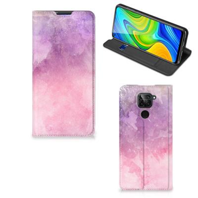 Bookcase Xiaomi Redmi Note 9 Pink Purple Paint