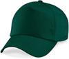 Beechfield CB10 Original 5 Panel Cap - Bottle Green - One Size - thumbnail