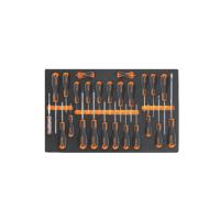 Beta M213 Zachte foam inlegbak met Beta Easy schroevendraaiers met sleuf | Phillips® en Torx® profiel - 024500213 - 024500213 - thumbnail