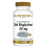 Golden Naturals Zink Bisglycinaat 50 mg Tabletten - thumbnail