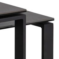 Sohome Salontafel 'Parker' Set van 2 stuks, Keramiek, kleur Zwart - thumbnail