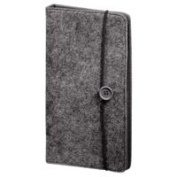 Hama vilt cd/dvd wallet 48 grijs - thumbnail