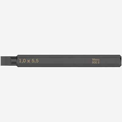Wera 800 S sleufbits voor slagschroevendraaier, 1 x 5.5 x 70 mm - 05018141001