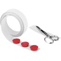 magnetoplan Metalen band (l x b x h) 5 m x 35 mm x 0.3 mm Wit 5 m 5705105 - thumbnail