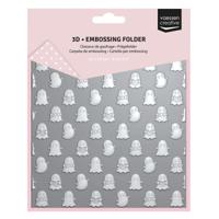 Vaessen Creative • embossing folder spookjes 15x15cm 1st. - thumbnail