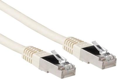 ACT Ivoor 15 meter LSZH SFTP CAT6A patchkabel met RJ45 connectoren