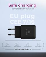 ICY BOX IB-PS102-PD Universeel Zwart AC Snel opladen Binnen - thumbnail