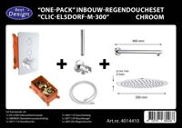 Best Design Regendoucheset One Pack Inbouw Thermostaat Elsdorf M300 Chroom - thumbnail
