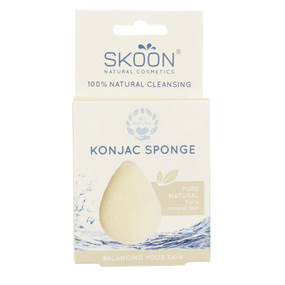 Konjac spons pure bio 1 Stuks Konjac spons pure bio 1 Stuks