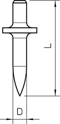 OBO Bettermann 3105016 903 RB 15 Inslagplug 21 mm 200 stuk(s)