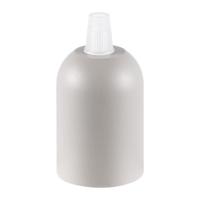 DIY lamphouders - Lamponderdelen - ø4.4 x 8.5 cm - E27 - Grijs - Cilinder - Ontworpen voor Hanglampen, Wandlampen - thumbnail