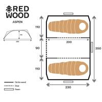 Redwood Aspen TC Vis-a-Vis Tent - thumbnail