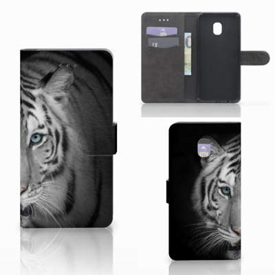 Samsung Galaxy J7 (2018) Telefoonhoesje met Pasjes Tijger