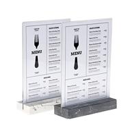 Kaarthouder Europel A4 Polystone antraciet - thumbnail