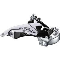 Shimano voorderailleur 3 x 6/7-speed tourney fd-ty510 top swing/dual pull lage klem 42t (66-69°) - thumbnail