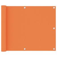 VidaXL Balkonscherm 75x500 cm oxford stof oranje - thumbnail