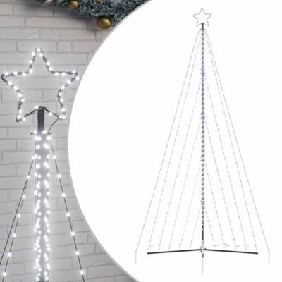 VidaXL Led-kerstboom 570 leds koud wit 399 cm