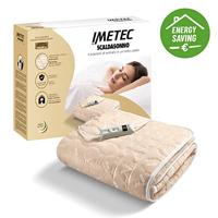 Verwarmde dekmatras - Imetec - Bedverwarmer voor tweepersoonsbed 150 x 80 cm - 2 bedieningselementen met 2 temperaturen - Wasbaar - thumbnail