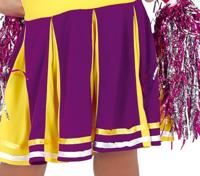 Cheerleader Kostuum Meisje Paars - thumbnail