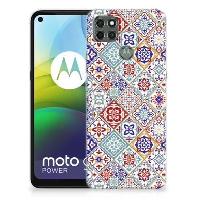 Motorola Moto G9 Power | TPU | Siliconen hoesje | Tiles Color