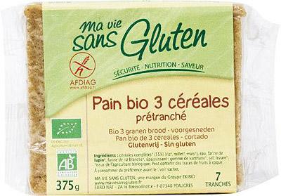 Ma Vie Sans Brood 3 granen glutenvrij bio 375 Gram