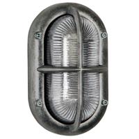 Scheepslamp Oculus ruw aluminium - thumbnail