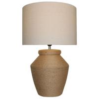 Bureaulamp DKD Home Decor Bruin Beige Touw Dolomite 25 W 50 W 220 V 38 x 38 x 59 cm 38 x 38 x 60 cm - thumbnail