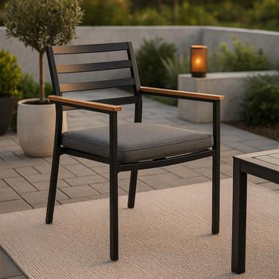 Nohr Tuinstoel 'Markeia' kleur Zwart