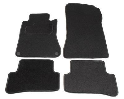 Automatten op maat - zwart stof - Mercedes C-Klasse W203 2000-2007