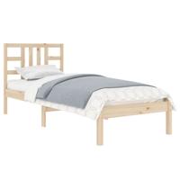 Bedframe massief hout 75x190 cm - thumbnail