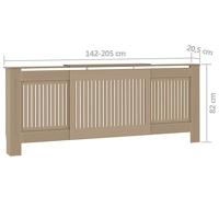 Radiatorombouw 205 cm MDF - thumbnail