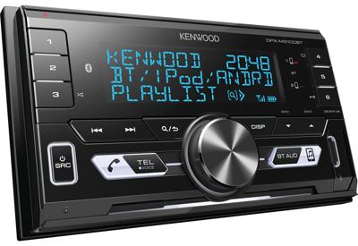 Kenwood DPX-M3100BT dubbele DIN digitale media-ontvanger met Bluetooth handsfree en iPod-besturing zwart