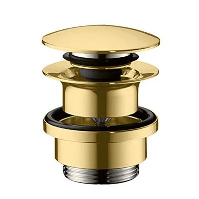 Hansgrohe Push Open Afvoergarnituur DN32 Gepolijst Goud Hansgrohe Push Open Afvoergarnituur DN32 Gepolijst Goud
