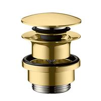 Hansgrohe Push Open Afvoergarnituur DN32 Gepolijst Goud - thumbnail